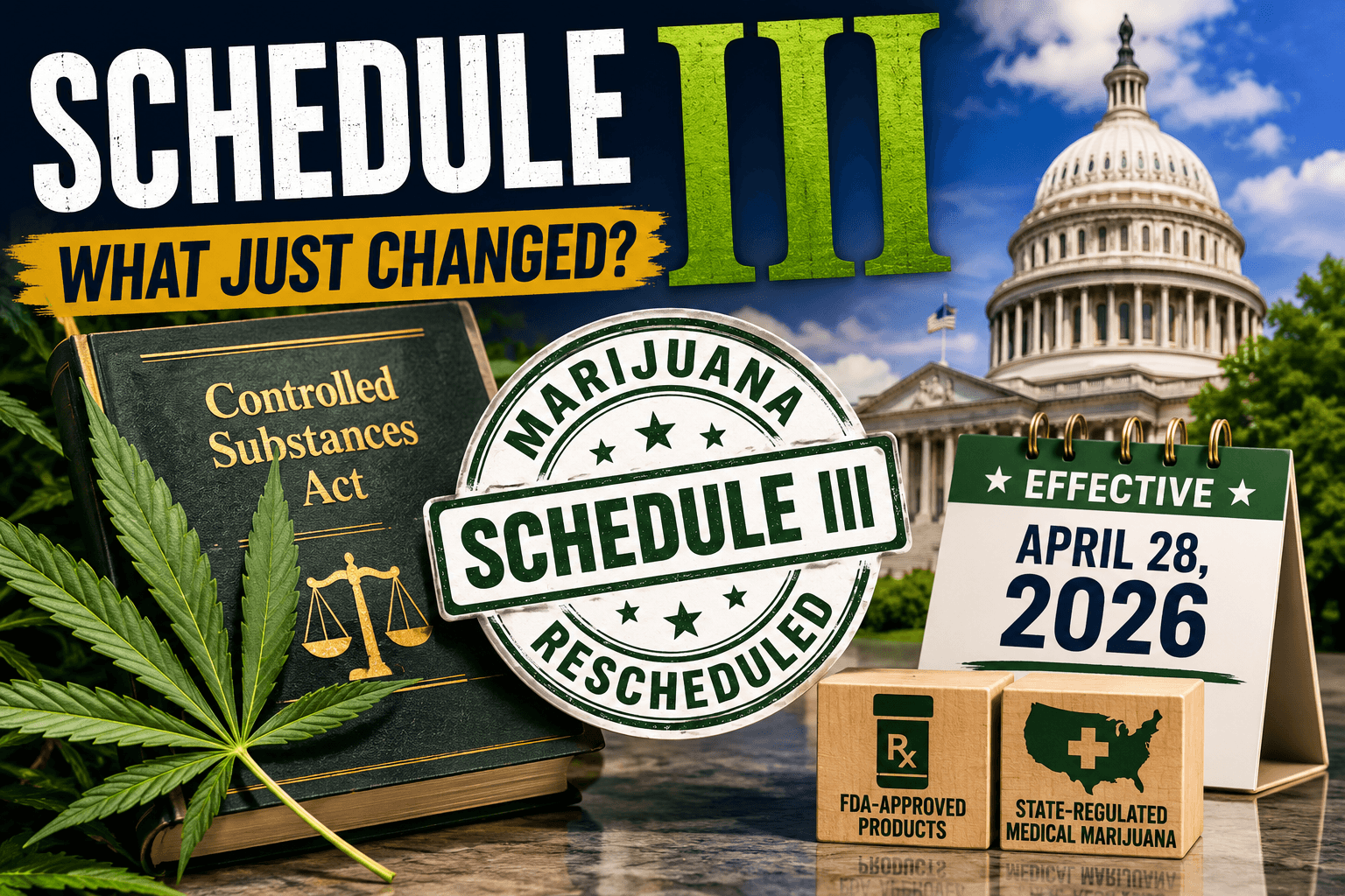 Cannabis Goes to Schedule III: What Hemp Operators Need to Understand About the New Federal Two-Tier System
